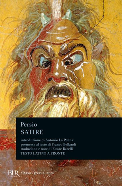 Satire. Testo latino a fronte - A. Flacco Persio - copertina