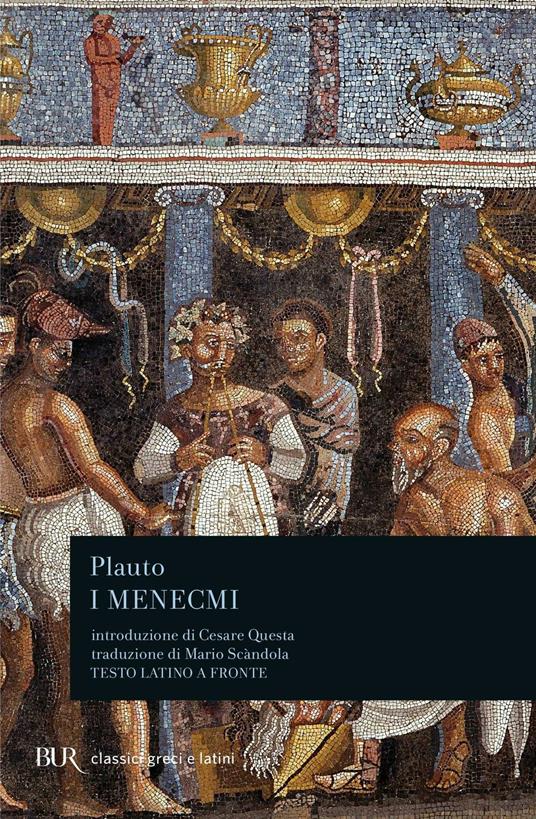 I Menecmi - T. Maccio Plauto - copertina