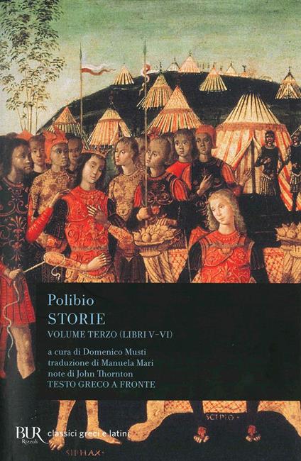 Storie. Testo greco a fronte. Vol. 3: Libri V-VI - Polibio - copertina