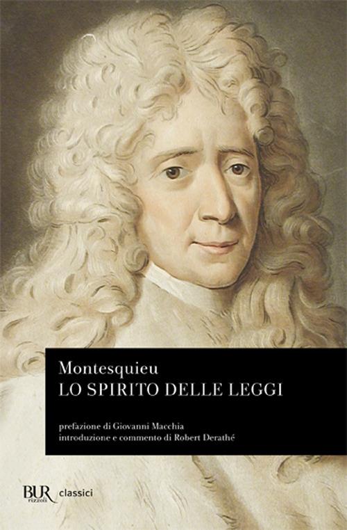 Lo spirito delle leggi - Charles L. de Montesquieu - copertina