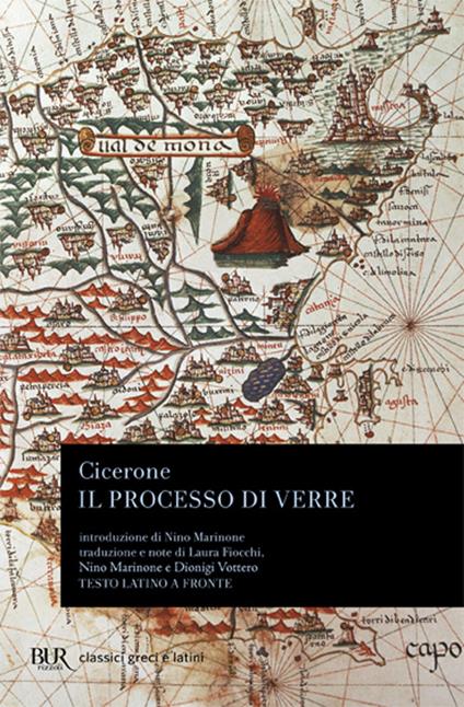 Il processo di Verre. Testo latino a fronte - Marco Tullio Cicerone - copertina