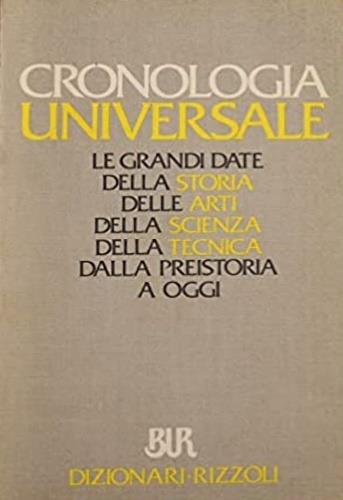 Cronologia universale - copertina