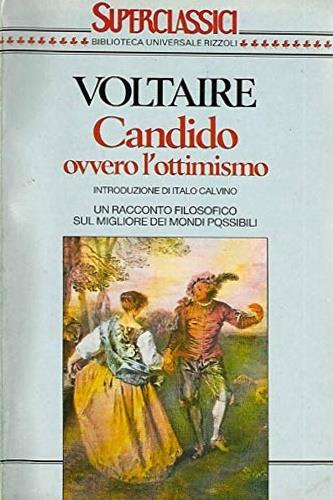 Candido ovvero l'ottimismo - Voltaire - copertina