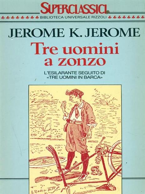 Tre uomini a zonzo - Jerome K. Jerome - copertina