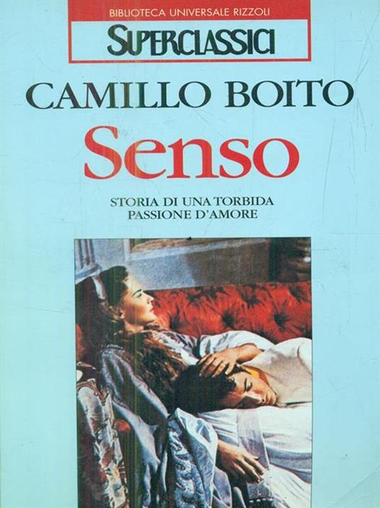 Senso. Storia di una torbida passione d'amore - Camillo Boito - copertina