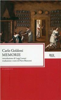 Memorie - Carlo Goldoni - copertina