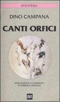 Canti orfici - Dino Campana - copertina