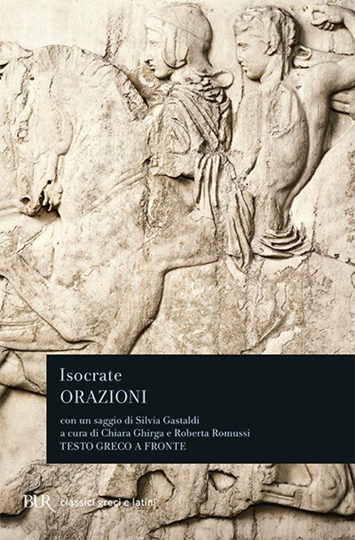 Orazioni. Testo greco a fronte - Isocrate - copertina