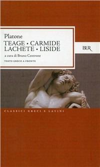 Teage-Carmide-Lachete-Liside - Platone - copertina