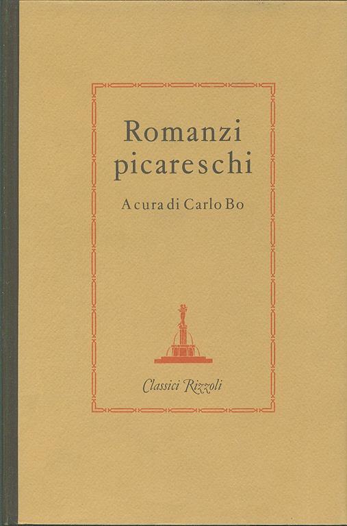 Romanzi picareschi - copertina
