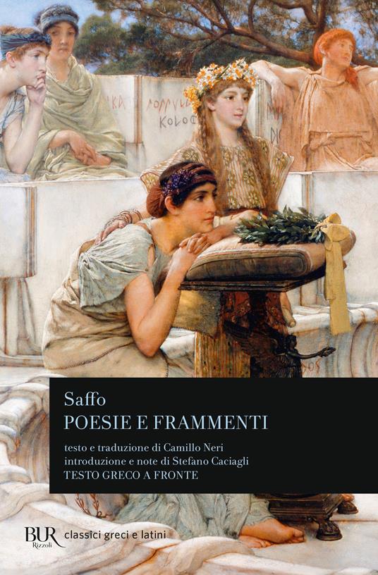 Poesie e frammenti. Testo greco a fronte - Saffo - copertina
