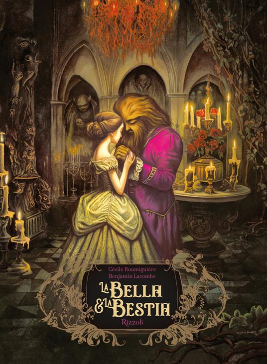La bella e la bestia - Benjamin Lacombe - copertina