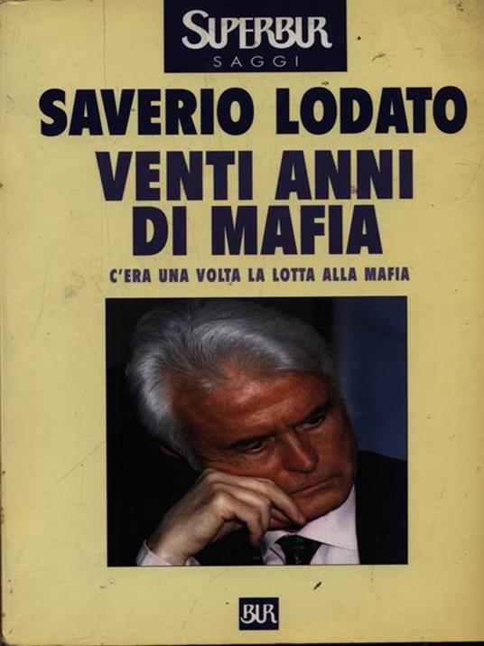 Venti anni di mafia - Saverio Lodato - copertina