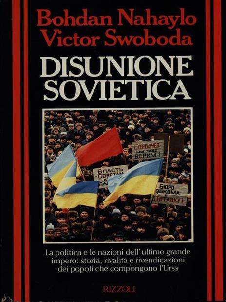 Disunione Sovietica - Victor Swoboda,Bohdan Nahaylo - copertina