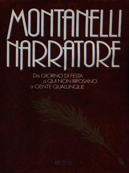 Montanelli narratore - Indro Montanelli - copertina