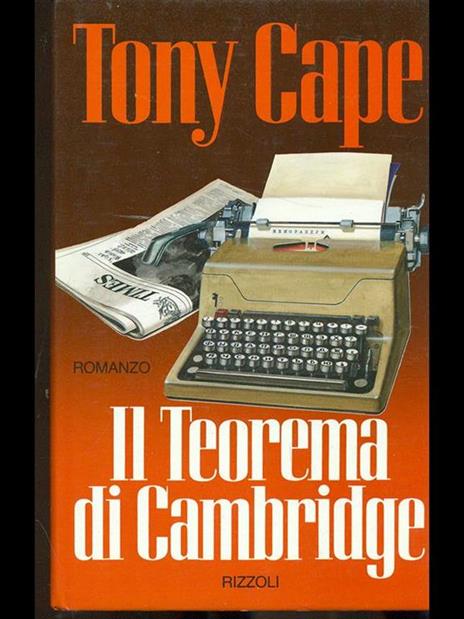 Il teorema di Cambridge - Tony Cape - copertina