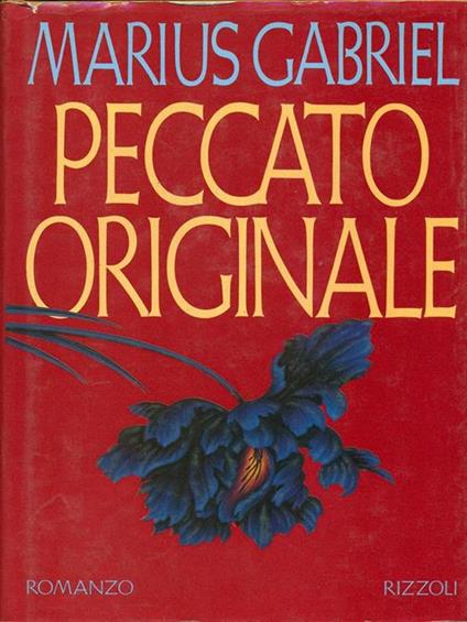 Peccato originale - Marius Gabriel - copertina