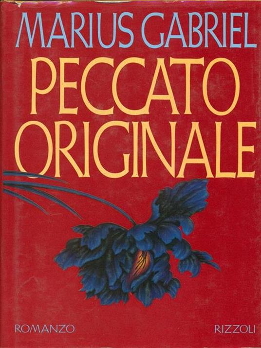 Peccato originale - Marius Gabriel - copertina
