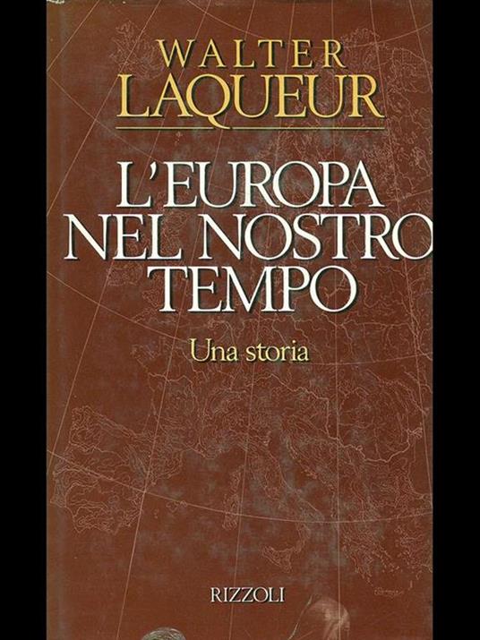 L'Europa nel nostro tempo - Walter Laqueur - copertina