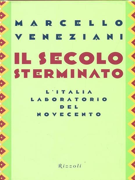 Secolo sterminato - Marcello Veneziani - copertina
