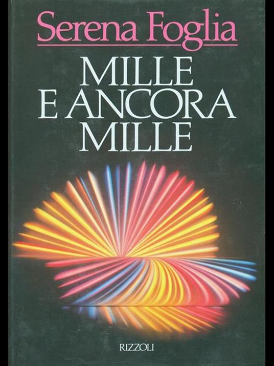 Mille e ancora mille - Serena Foglia - copertina