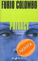 Privacy - Furio Colombo - copertina