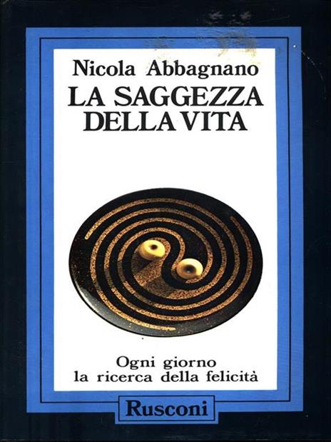 La saggezza della vita - copertina