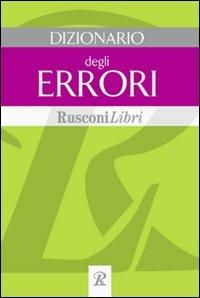 Dizionario degli errori - copertina