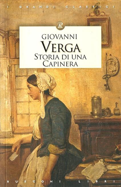 Storia di una capinera - Giovanni Verga - copertina
