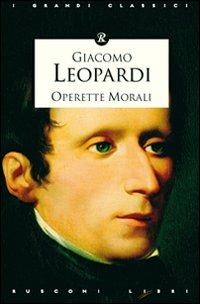 Operette morali - Giacomo Leopardi - copertina