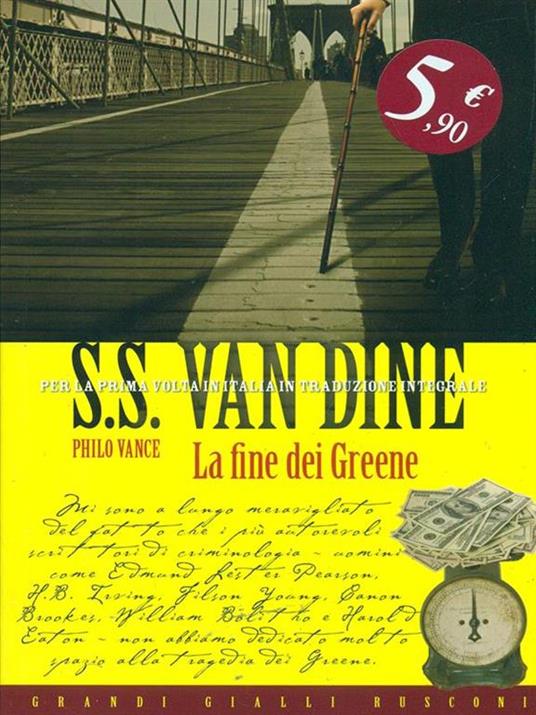 La fine dei Greene - S. S. Van Dine - 2