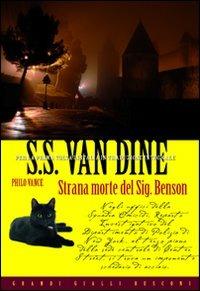 Strana morte del Sig. Benson - S. S. Van Dine - copertina