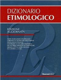 Dizionario etimologico - copertina
