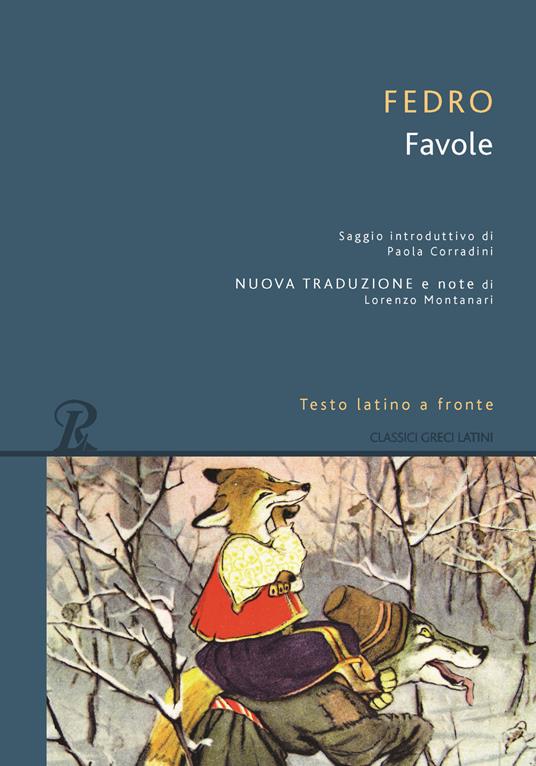 Favole. Testo latino a fronte - Fedro - copertina