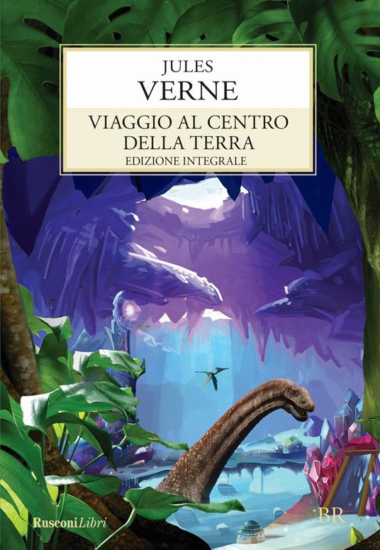 Viaggio al centro della terra - Jules Verne - copertina