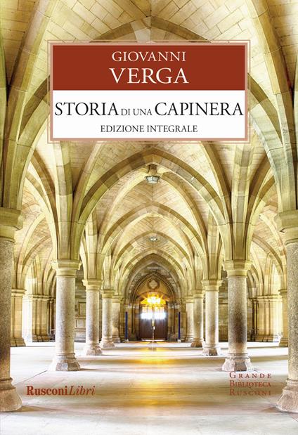 Storia di una capinera. Ediz. integrale - Giovanni Verga - copertina