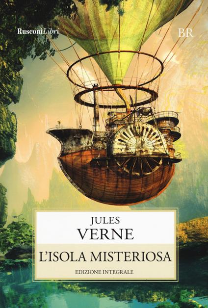 L' isola misteriosa - Jules Verne - copertina