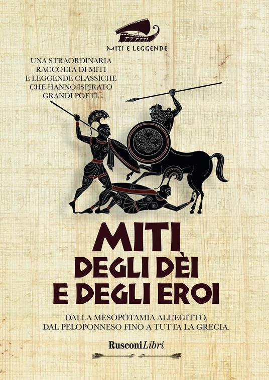 Miti degli dei e degli eroi - copertina