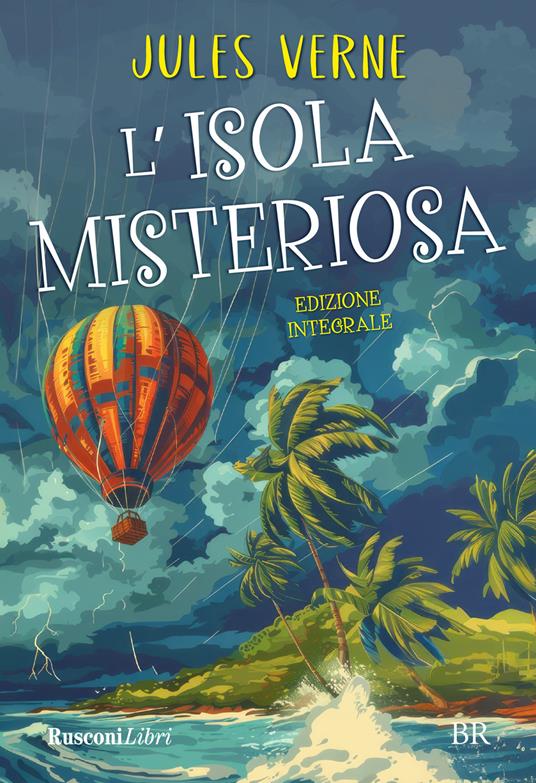 L'isola misteriosa - Jules Verne - copertina