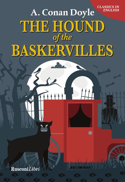 The hound of the Baskervilles - Arthur Conan Doyle - copertina