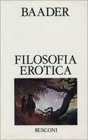 Filosofia erotica - Franz von Baader - copertina