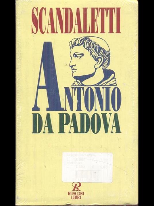 Antonio da Padova - Paolo Scandaletti - copertina