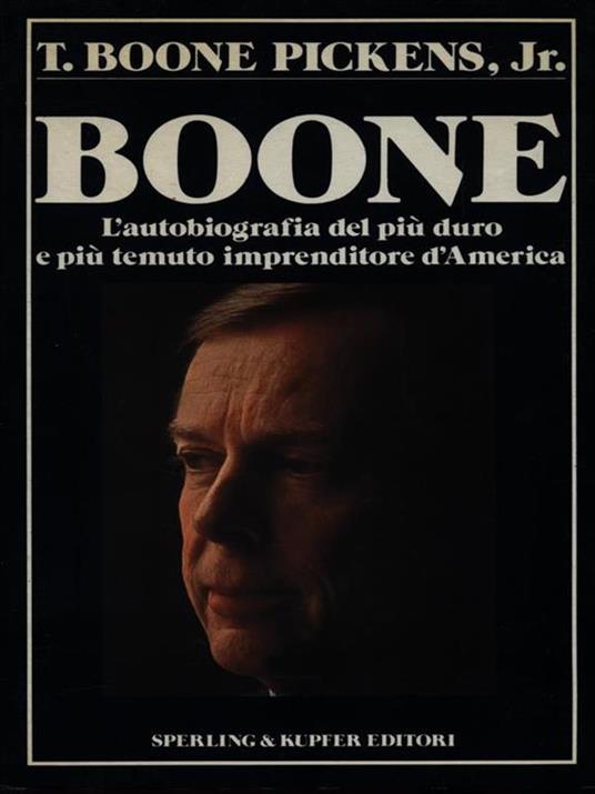 Boone - T. Boone jr. Pickens - copertina