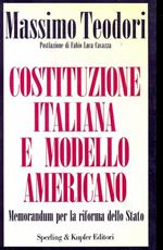 Costituzione italiana e modello americano