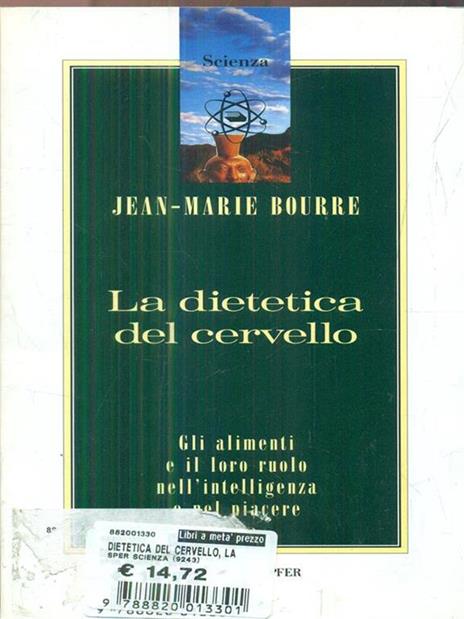 La dietetica del cervello - Jean-Marie Bourre - copertina