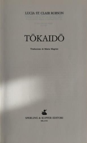 Tokaido - Lucia St. Clair Robson - copertina