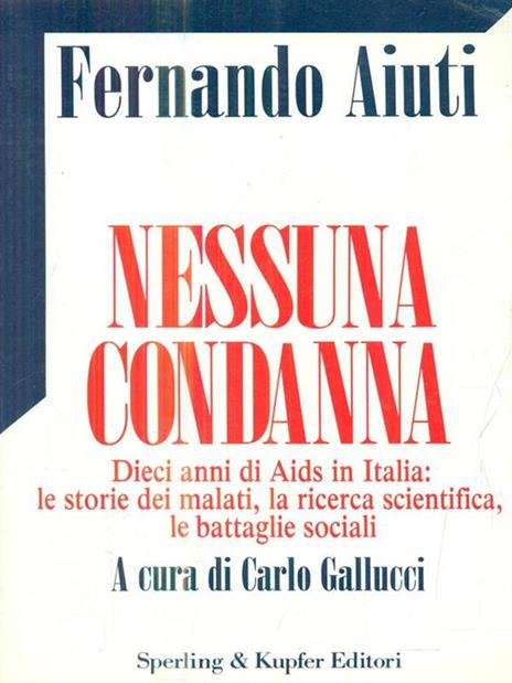 Nessuna condanna - Ferdinando Aiuti - copertina