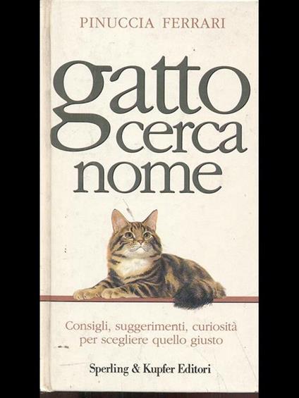 Gatto cerca nome - Pinuccia Ferrari - copertina