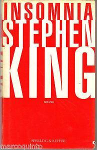 Insomnia - Stephen King - copertina