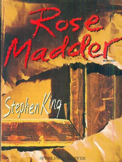 Rose Madder - Stephen King - copertina